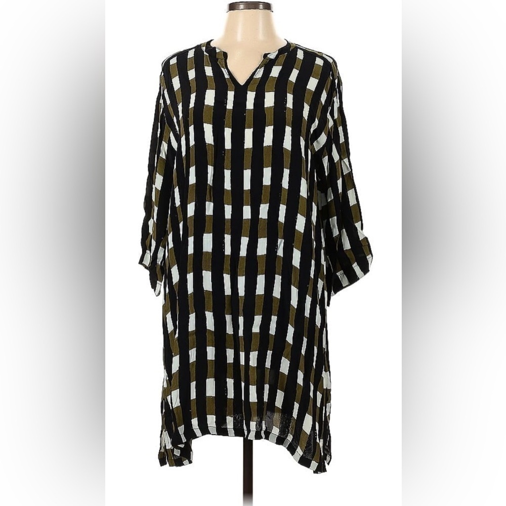 Masai Copenhagen Gravis‎ Tunic, olive and black size L - Picture 2 of 7